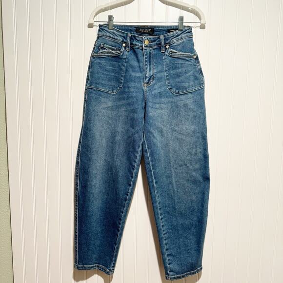 Judy Blue Barrel Jeans High Waisted Size 25 - Picture 2 of 7